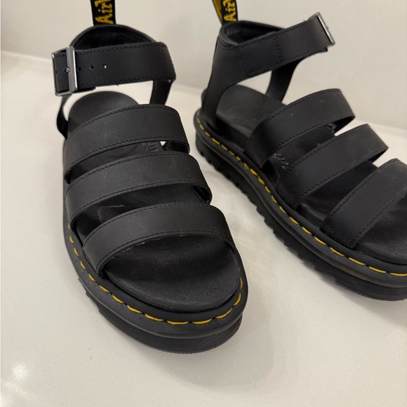 Dr. Martens Blaire Hydro Leather Gladiator Sandals, size 38 (US 7) - Picture 2 of 7
